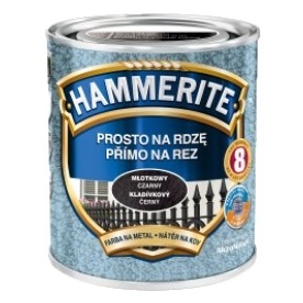 0,75 l Hammerite Přímo na rez kladívkový černý