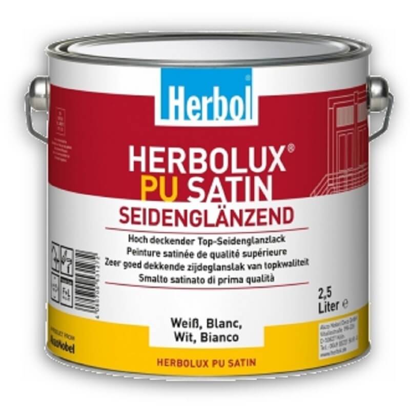 2,5 l Herbol Herbolux PU Satin - bílý polomatný email
