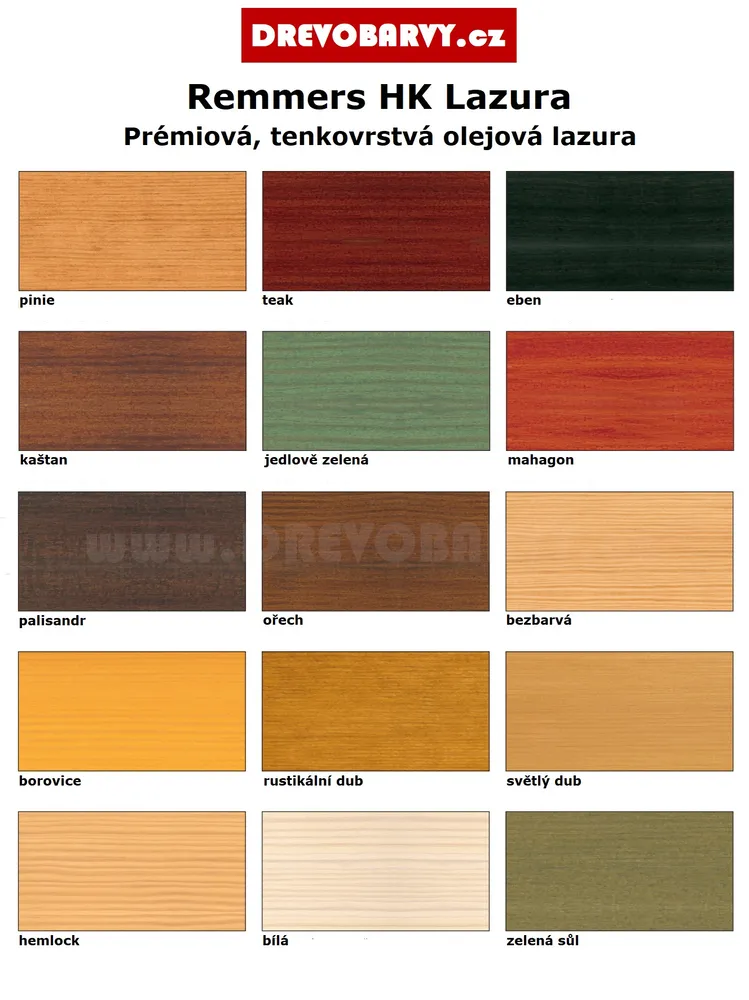 0,75 l Remmers HK Lazura - palisandr