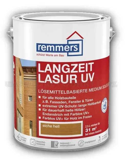 2,5 l  Remmers UV+ Lazura, bezbarvá UV+