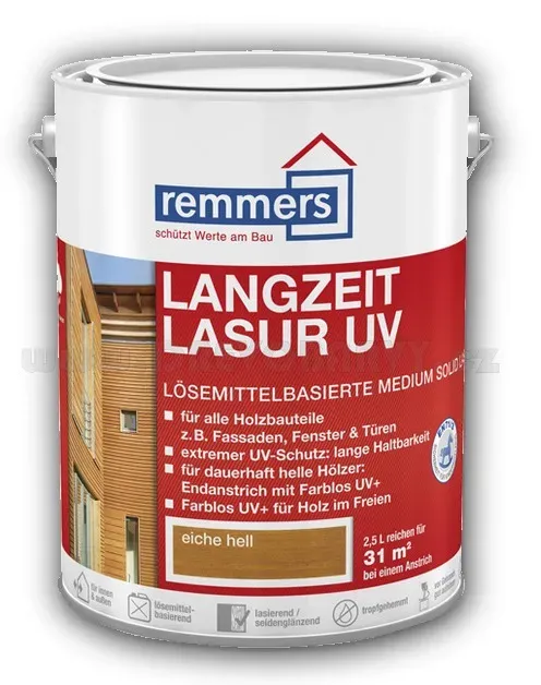 5 l Remmers Remmers UV+ Lazura, 10 odstínů