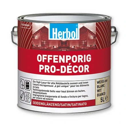 50 ml  Herbol Offenporig Pro-Décor - lazura, 1402 - rustikální dub (eiche rustikal)