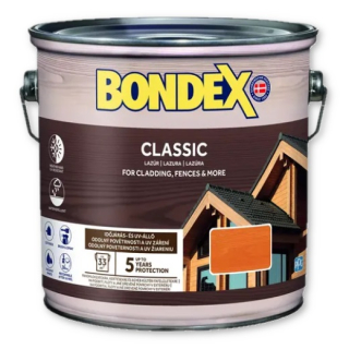 2.5 l Bondex Classic tenkovrstvá syntetická lazura na dřevo 12 odstínů