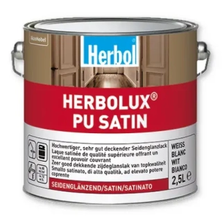 2,5 l Herbol Herbolux PU Satin - tónovaný email dle vzorníků RAL, NCS, HERBOL, DULUX