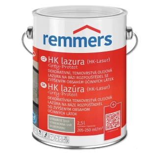 5 l Remmers HK lazura Grey Protect - prémiová lazura, 11 šedých odstínů